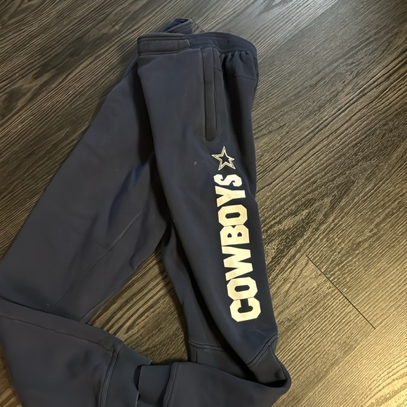 🍍NIKE NFL TEAM APPAREL DALLAS COWBOYS SWEATPANTS 🍍ZIP POCKETS🍍SIZE MEDIUM 🍍 - Picture 3 of 7
